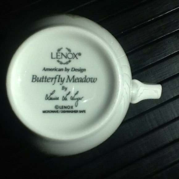 🔴 FINAL MARK ⬇️ new Lenox Butterfly Meadow 12 fl oz Porcelain Coffee Mug - Picture 6 of 8